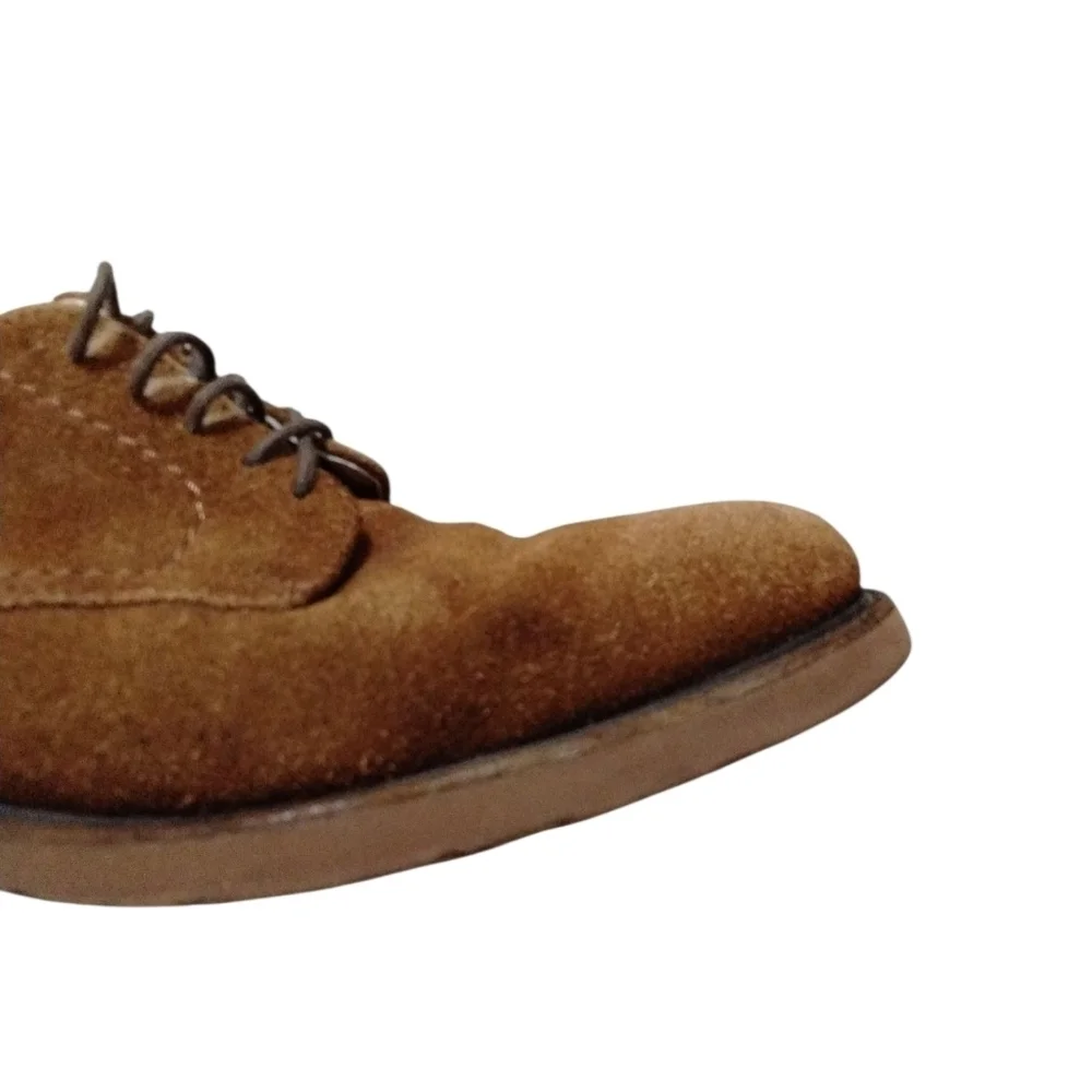 FRYE Tyler Oxfords Brown Suede Lace Up Shoes Men's Size 8.5